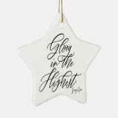 Ruhm im höchsten religiösen Weihnachtsschmuck (Rechts)