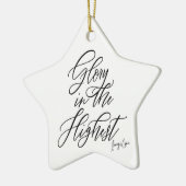 Ruhm im höchsten religiösen Weihnachtsschmuck (Links)