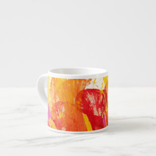 Ruhm im Rosa Espressotasse