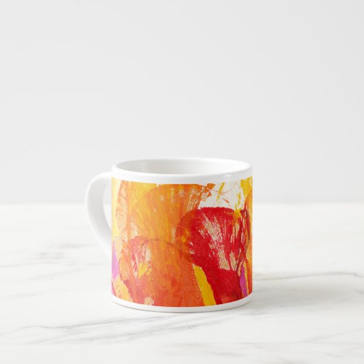 Ruhm im Rosa Espressotasse (Vorderseite Links)