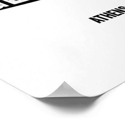 Ruhm (schwarz) poster (Ecke)