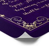 Ruhm sei katholisches Gebet Christlich Poster (Ecke)