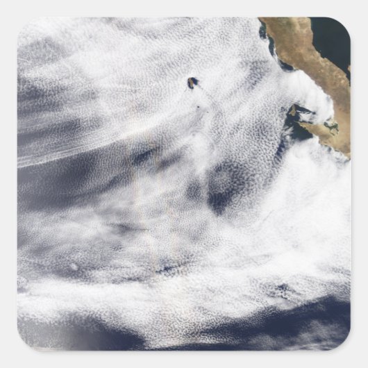 Ruhm über dem Pazifik Quadratischer Aufkleber (Vorderseite)