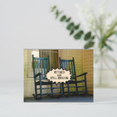 Ruhm und Stillstand Postkarte (Stehend Vorderseite)