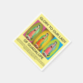 Ruhm unserer Guadalupierin Serviette (Ecke)