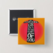 Ruhm zu den Gott-Geschenken u. den Grüßen Button (Vorne & Hinten)