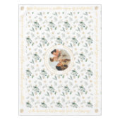 Ruhm zu Gott Bible Verse Weihnachtsgrün Tischdecke (Vorderseite)