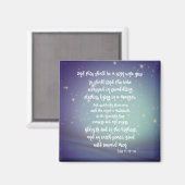 Ruhm zu Gott Luke Bible Verses Weihnachten Magnet (Vorderseite/Rückseite)