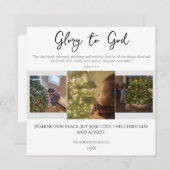 Ruhm zu Gott Moderne einfache Schrift Weihnachten (Vorne/Hinten)