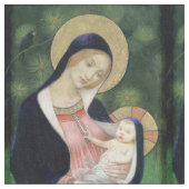 Ruhm zu Jesus und zu Mary Stoff (Nahaufnahme)