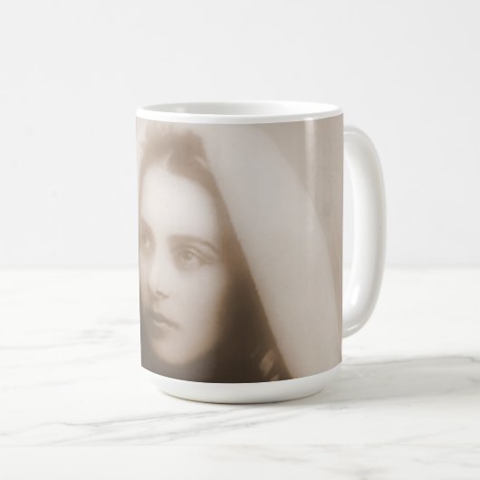 Ruhm zu Saint Bernadette Kaffeetasse (VorderseiteRechts)