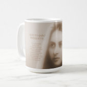 Ruhm zu Saint Bernadette Kaffeetasse (Vorderseite Links)