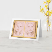 Ruhm zu Saint Bernadette Karte (Gelbe Blume)