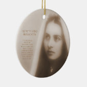 Ruhm zu Saint Bernadette Keramik Ornament (Rechts)