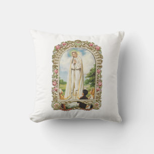 Ruhm zu unserer Dame des Fatima-Wurfkissen Kissen