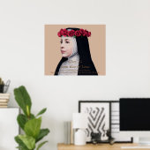 Ruhm zur heiligen Rose Lima Poster (Heimbüro)
