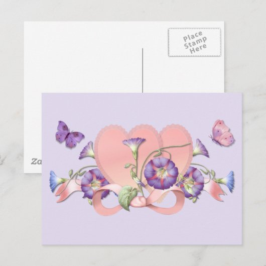 Ruhme Liebe Postkarte (Vorne/Hinten)