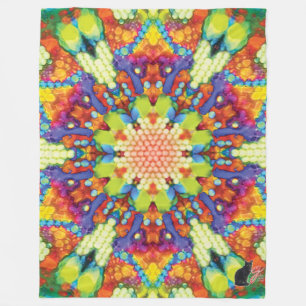 Ruhmes-Kaleidoskop-Flanelldecke Fleecedecke