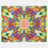 Ruhmes-Kaleidoskop-Flanelldecke Fleecedecke (Vorderseite (Horizontal))