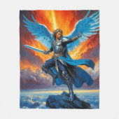 Ruhmesflügel Fleecedecke (Vorderseite)