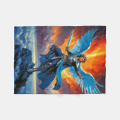 Ruhmesflügel Fleecedecke (Vorderseite (Horizontal))