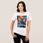 Ruhmesflügel Tri-Blend Shirt (Vorderseite voll)