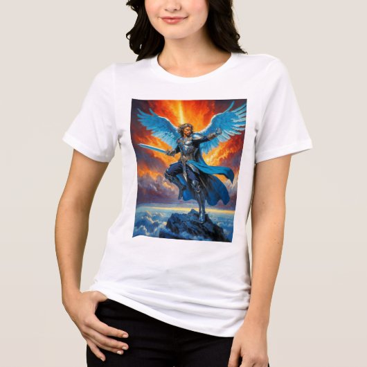 Ruhmesflügel Tri-Blend Shirt (Vorderseite)