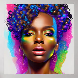 Ruhmkrone. African Women Black Melanin Sista Poster