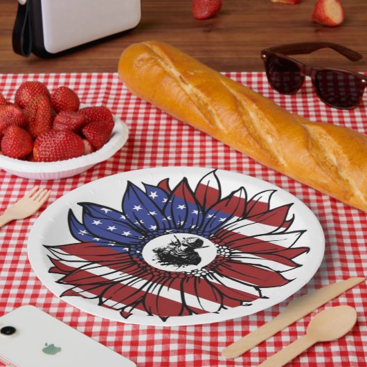 Ruhmreiche Veteranen Pappteller (Picknick)