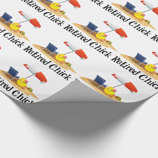 Rührei Kick am Strand Geschenkpapier (Ecke)