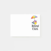 Rühreier Küken, Spaß am Strand Post-it Klebezettel (Vorderseite)