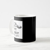 Rühren Nicht Lenken  Kaffeetasse (Vorderseite Links)