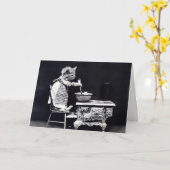 Rühren Sie die Kuschel Kitty Karte (Gelbe Blume)