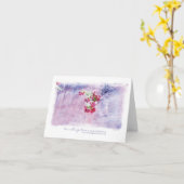 Rührende Leben-Auftrag-Karten Karte (Gelbe Blume)