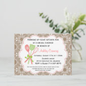 Rührender hoher Spaß Einladung (Stehend Vorderseite)