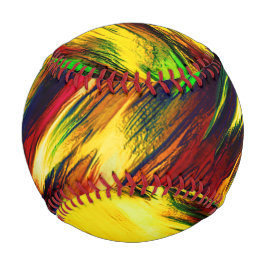 Rührt von rot bis gelb, ein wenig grün baseball