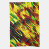 Rührt von rot bis gelb, ein wenig grün geschirrtuch (Vertikal)