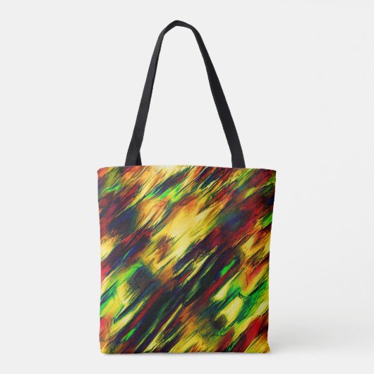 Rührt von rot bis gelb, ein wenig grün tasche (Rückseite)