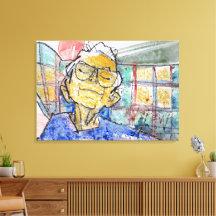 Ruht Ihre Augen Malerei / Künstler Larry Lerew