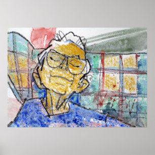 Ruht Ihre Augen Malerei  / Künstler Larry Lerew Poster
