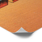 Ruidoso, New Mexico - Große Briefmarkenszenen Poster (Ecke)