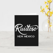 Ruidoso New Mexico Unique Vacation Souvenir Karte (Gelbe Blume)