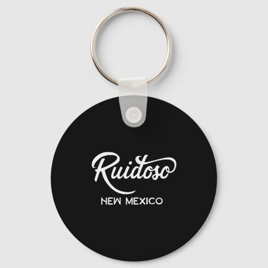 Ruidoso New Mexico Unique Vacation Souvenir Schlüsselanhänger (Vorderseite)