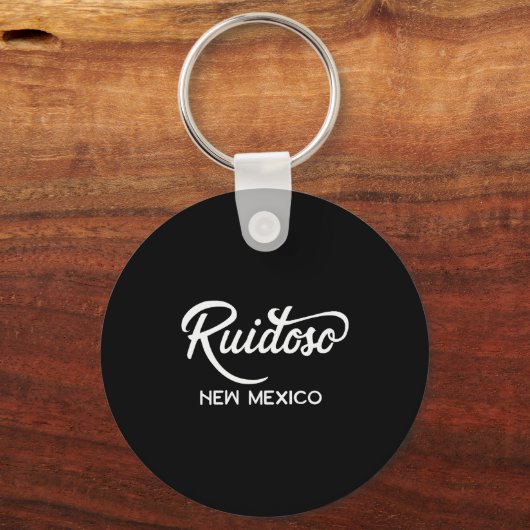 Ruidoso New Mexico Unique Vacation Souvenir Schlüsselanhänger (Vorderseite)