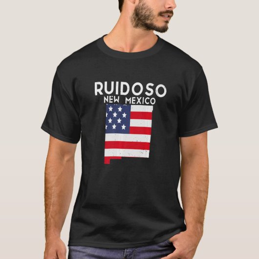 Ruidoso USA Staat Amerika Reisen Neu Mexiko Neu M T-Shirt (Vorderseite)