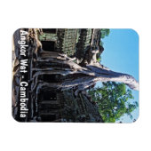 Ruin von Ta Prohm - Angkor Wat, Kambodscha, Asien Magnet (Horizontal)