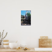 Ruin von Ta Prohm - Angkor Wat, Kambodscha, Asien Poster (Küche)