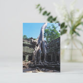 Ruin von Ta Prohm - Angkor Wat, Kambodscha, Asien Postkarte (Stehend Vorderseite)