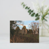 Ruine Church in Sunset Postkarte (Stehend Vorderseite)
