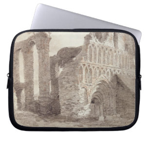 Ruine von St. Botolphs Priory, Colchester, c.1809 Laptopschutzhülle